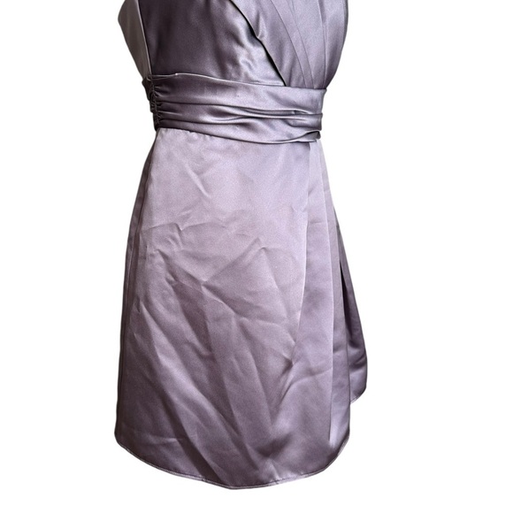 Vineyard Collection Lavender Purple Spaghetti Strap Mini Dress Size 2 - Picture 7 of 17